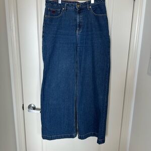 Tommy Hilfiger Blue Denim High Rise Wide legs Jeans
